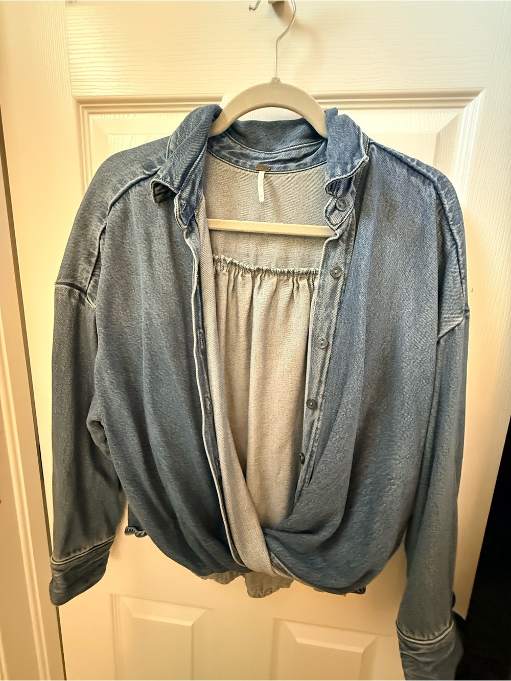 YFB Soft denim top Sz M